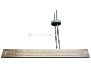 C0058 ステンレス(SUS304)+無酸素銅(C1020)ヒートシンク