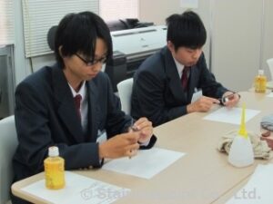 N0006 20171026 兵庫県立尼崎高等学校よりインターンシップに来られました。2