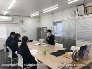 N0038 20201030 兵庫県立尼崎高等学校よりインターンシップを受け入れました。1