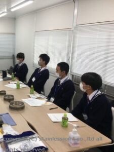 N0038 20201030 兵庫県立尼崎高等学校よりインターンシップを受け入れました。7