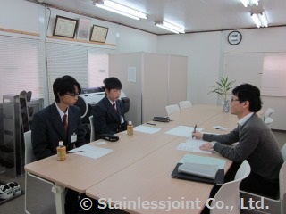 N0038 2020/10/30 兵庫県立尼崎高等学校よりインターンシップを受け入れました。