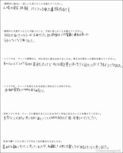 N0059 20221229 尼崎市立武庫東中学校よりトライやる・ウィークを受け入れました